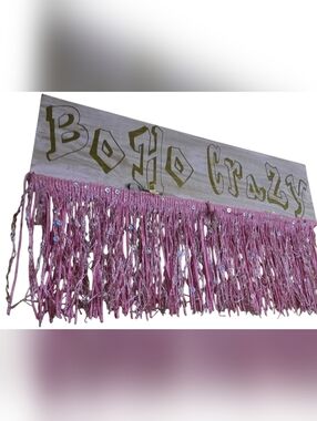 Boho Wall Decor With Fringe